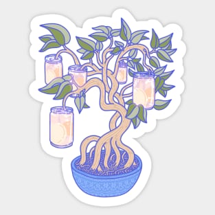 Peach Tree Sticker